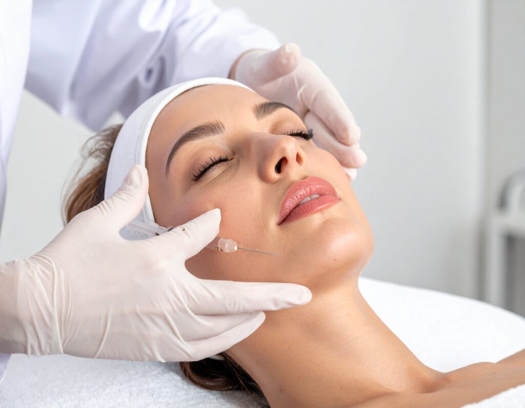 Injection botox réalisée par un médecin cabinet médical Metz